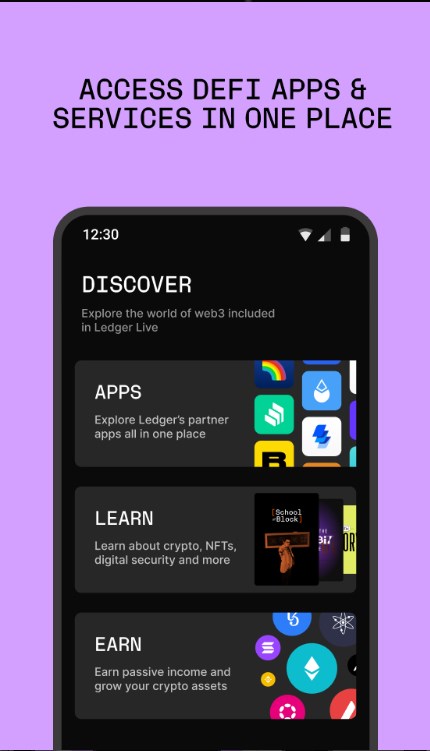Ledger Live Crypto & NFT app latest version   1.0 screenshot 1