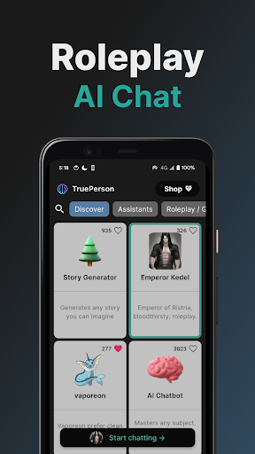 TruePerson Roleplay AI Chat App Download Latest Version  1.0.0 screenshot 1