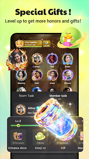 infun Group Voice Chat Rooms mod apk unlimited coins  1.5.0 screenshot 2