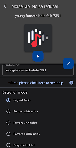 NoiseLab Audio Noise Reducer app latest version download  0.0.4 screenshot 2