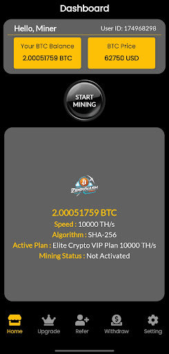 ZippyHash Pro Bitcoin Mining app free downloadͼƬ1