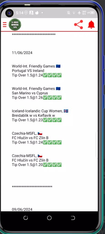 Winning tips 5+odds app for android download  3.4.2 screenshot 4