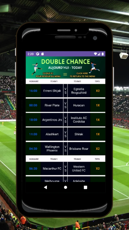 Pronostics Football Tips App Download for Android  1.5 screenshot 3