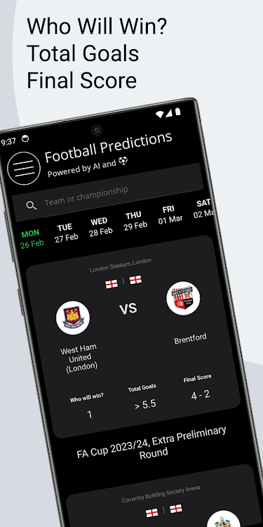 1X2.TV AI Football Predictions apk latest version  2.2 screenshot 2