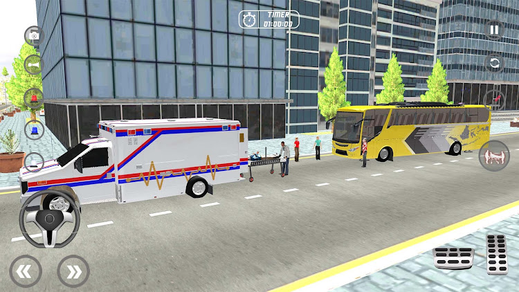 Ambulance Driving Simulator mod apk download latest version  v1.0 screenshot 3