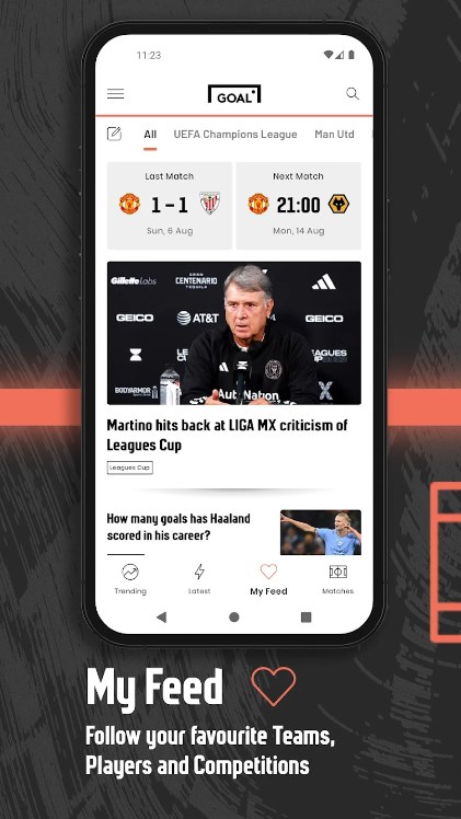 GOAL Football News & Scores app for android download  1.4.9 screenshot 3
