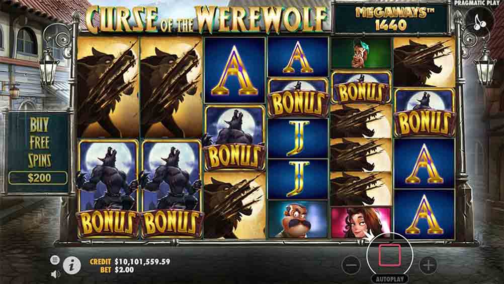 Curse of the Werewolf Megaways slot apk download for android  1.0.0 screenshot 1