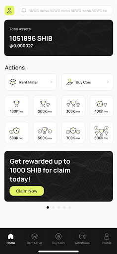 SHIB Cloud Miner App Download for Android  1.0.19 screenshot 2