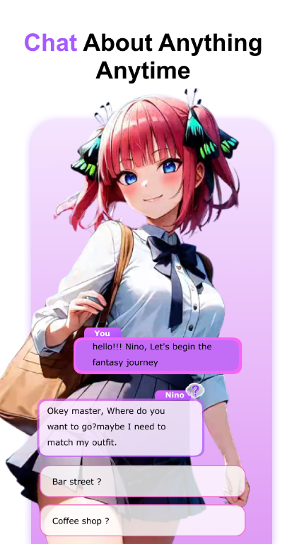 Anime Chat Ai Waifu Chatbot Mod Apk 1.4.9 Premium Unlocked  1.4.9 screenshot 1