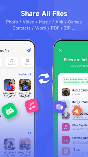 Instant Share Transfer Files app free download for android  1.0.8 screenshot 2