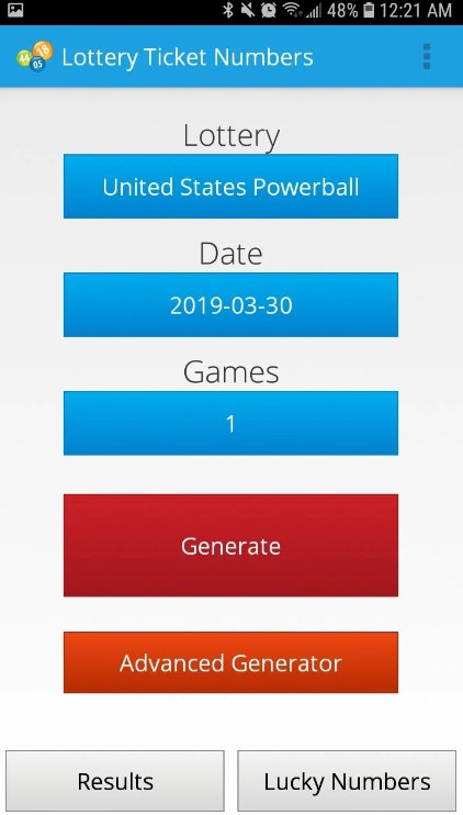 lottery ticket numbers powerball Apk Free Download for Android  3.2 screenshot 1