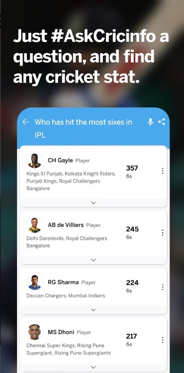espncricinfo live scores app for android download  9.9.0 screenshot 2
