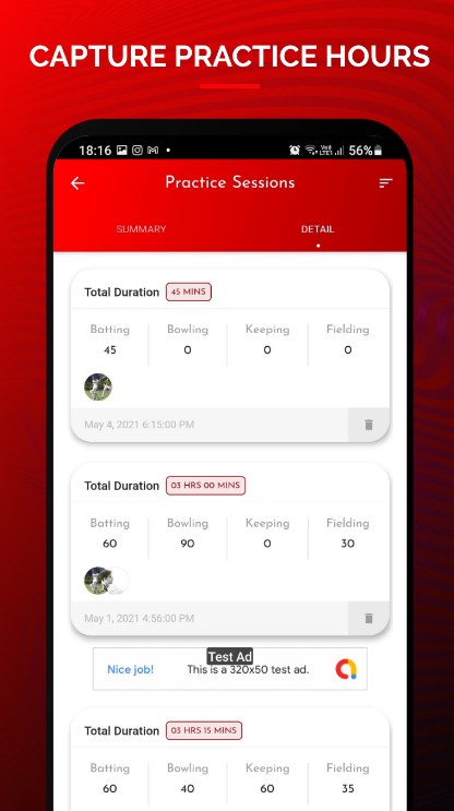 cricket scoring app free for android  1.0.15 screenshot 1