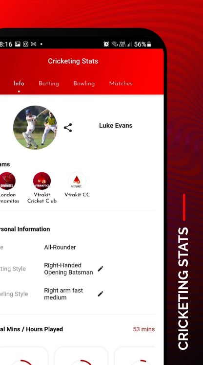 cricket scoring app free for android  1.0.15 screenshot 2