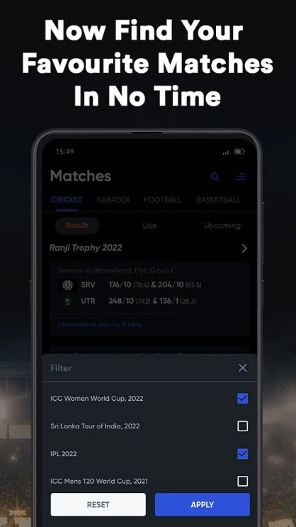 SportsTiger Live Score & News app for android download   2.6.14 screenshot 1