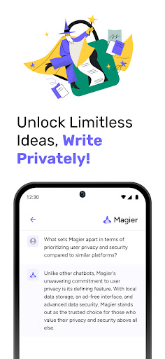 Magier Private & Secure AI apk latest version download  1.2.0 screenshot 1