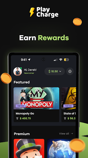 PlayCharge play & earn money apk download for android  1.0.1 screenshot 1