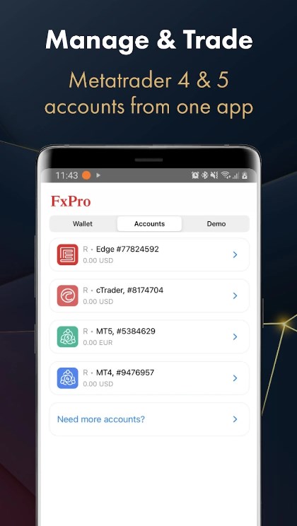 FxPro Trading app for android download  1.76.0 screenshot 2