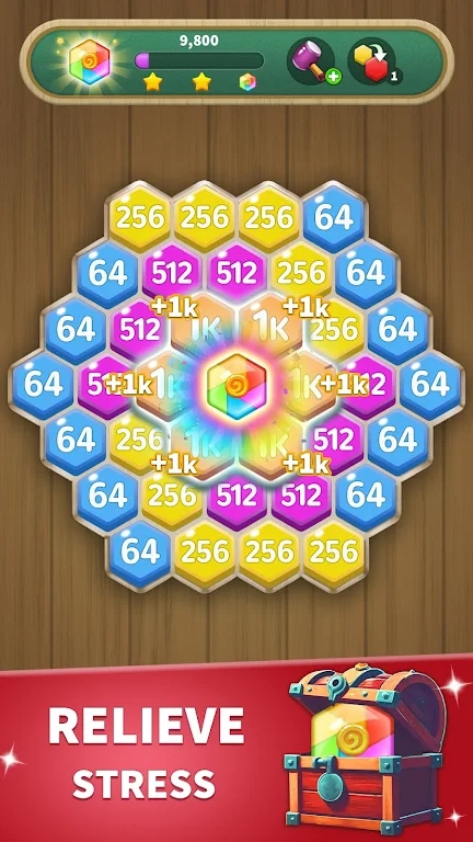 Hexa Connect 2048 Puzzle apk download for android  1.0.0 screenshot 1