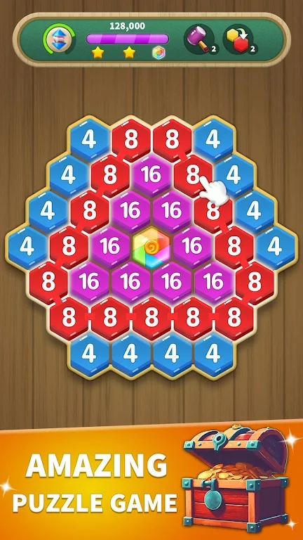 Hexa Connect 2048 Puzzle apk download for android  1.0.0 screenshot 4