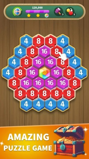 Hexa Connect 2048 Puzzle apk download for androidͼƬ1