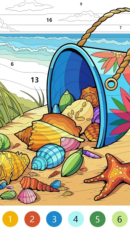 Beach Color Paint By Number apk download for android  1.0.2 screenshot 5