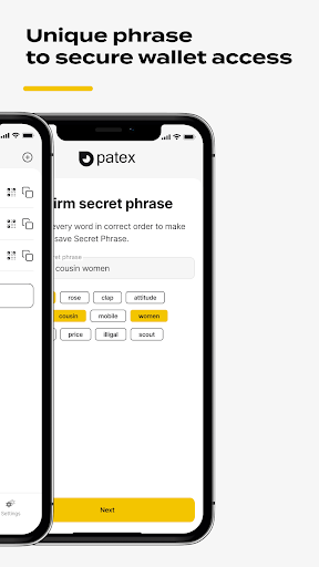 Patex Wallet app download latest version  1.0.4 screenshot 1