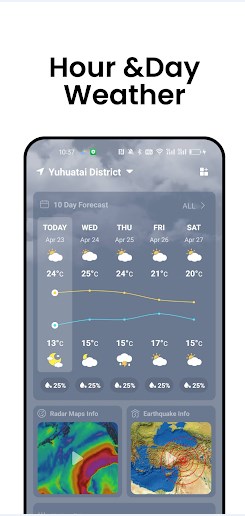 Light Weather Forecast&Radar app free download latest version  1.0.4 screenshot 4