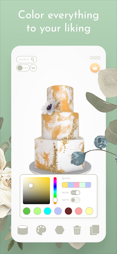 Bakely Wedding Cake Decorating app free download latest version  2.2 screenshot 3