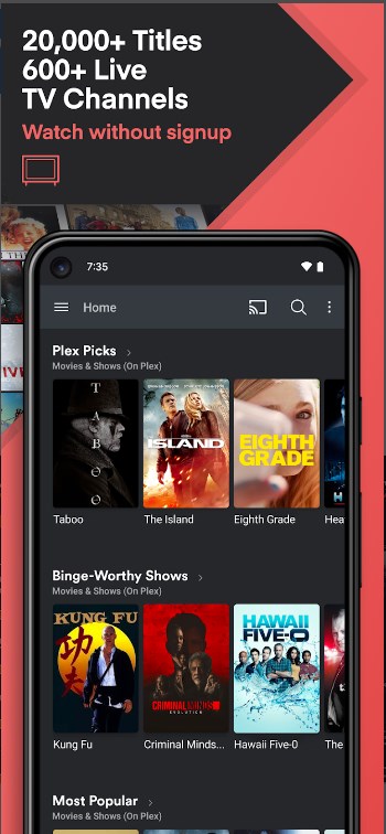 Plex Stream Movies & TV apk Free Download for Android  10.16.0.758 screenshot 2