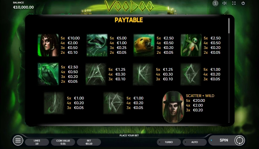 Voodoo Magic slot machine apk download latest version  1.0.0 screenshot 2