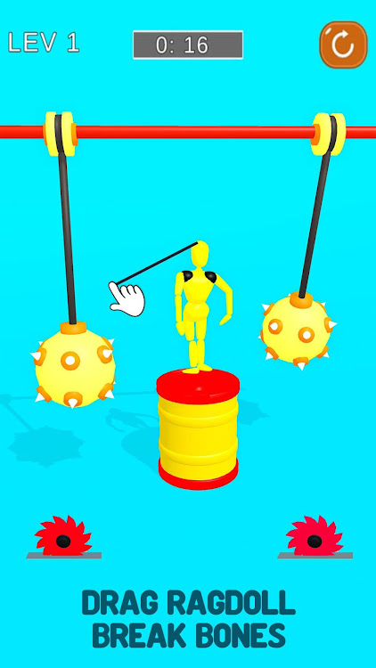Dummy Ragdoll Bone Crash 3D apk download for Android  v1.0 screenshot 4