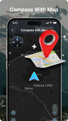 Digital Compass& Smart Compass apk free download latest version  1.0.1 screenshot 1