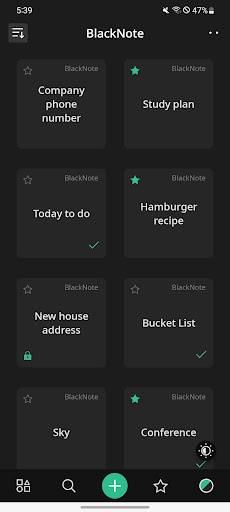 BlackNote Notepad Notes apk latest version free download  3.1.6 screenshot 2