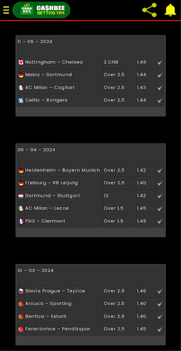 Cashbee Betting Tips app free download for android  9.8 screenshot 1