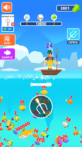 Fishing Master Harpoon Shooter mod apk unlimited money and gems  1.1.1 screenshot 1