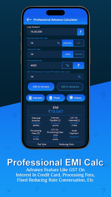 Easy EMI Calculator mod apk free download  1.0 screenshot 2