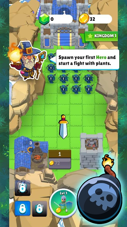 Merge Tactics Castle Defense apk download latest version  1.0.4 screenshot 1