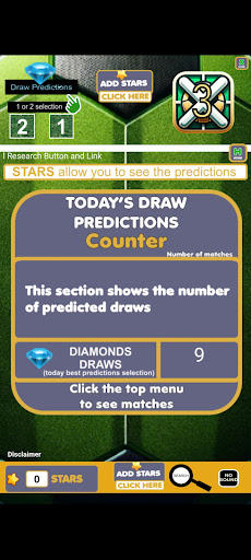 3 Draw Soccer Predictions App Download for Android  1.0.0.7 screenshot 1