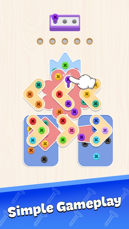 Screw Jam Wood Nuts & Bolts Apk Download for Android  1.0.0 screenshot 3