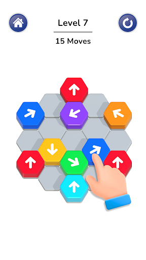 Hexa Away mod apk unlimited everything no ads  1.3.0 screenshot 1