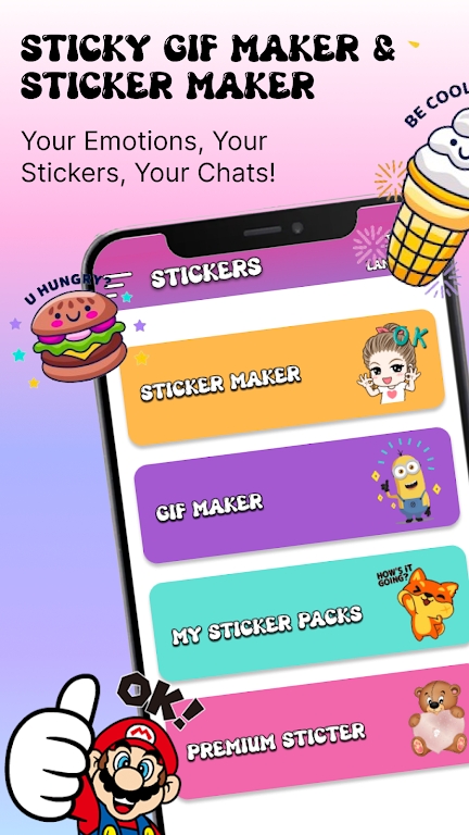 AI Sticky GIF Maker & Stickers app download for android  1.0.3 screenshot 4