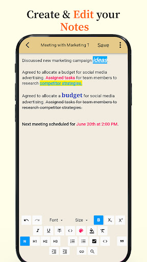 My Notes Diary & Notepad app free download latest version  1.0.0 screenshot 2