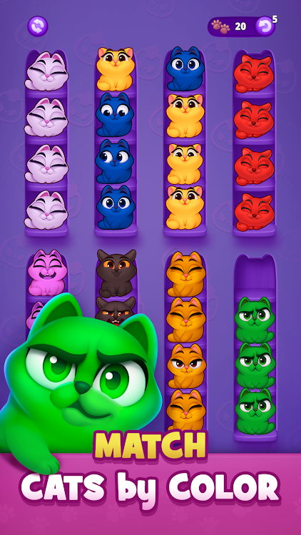 Kitty Sort Twisted Tails apk download latest version  1.0.5 screenshot 3