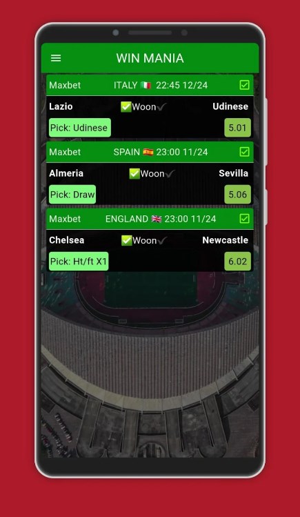 Win Mania Vip Odds Apk Download for Android  1.0.0 screenshot 2