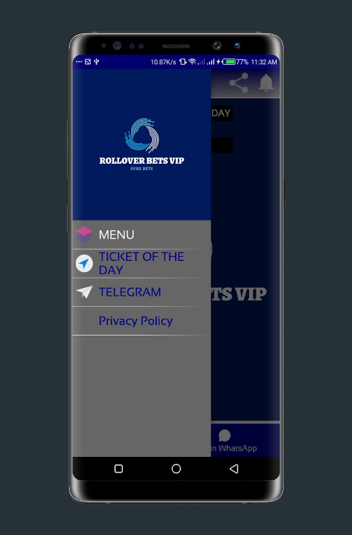 ROLLOVER BETS VIP App Free Download 2024  2.5 screenshot 1
