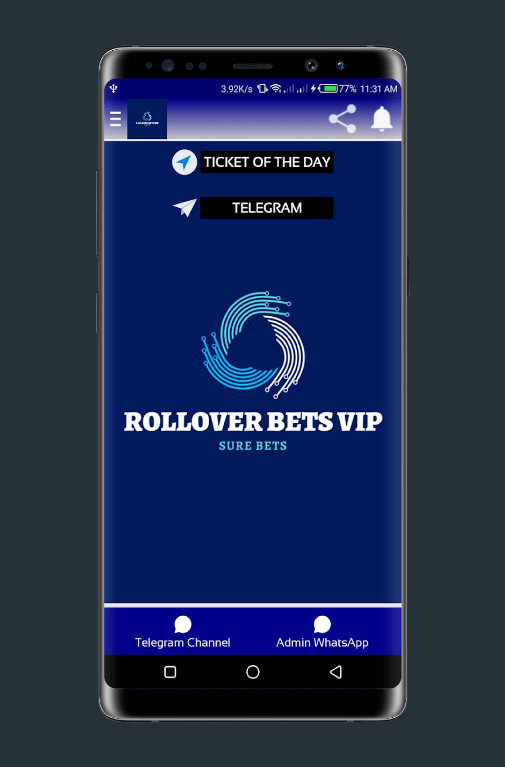 ROLLOVER BETS VIP App Free Download 2024  2.5 screenshot 3