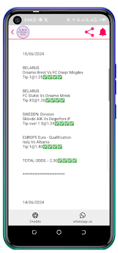 Football Tip 1X2 app free download for android  9.8 screenshot 2