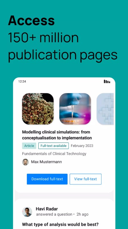 ResearchGate App for Android Download  1.1.34 screenshot 3