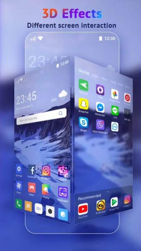 U Launcher lite mod apk premium unlocked  2.2.54 screenshot 2